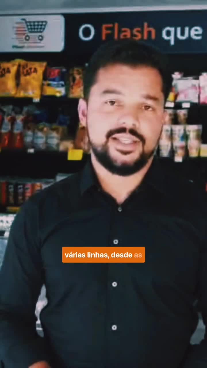 Produtos e autoatendimento em uma unidade Flash